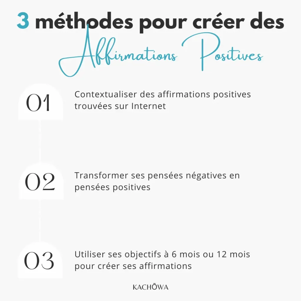 3 méthodes pour créer des affirmations positives