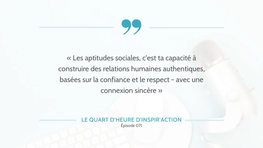 
Les aptitudes sociales