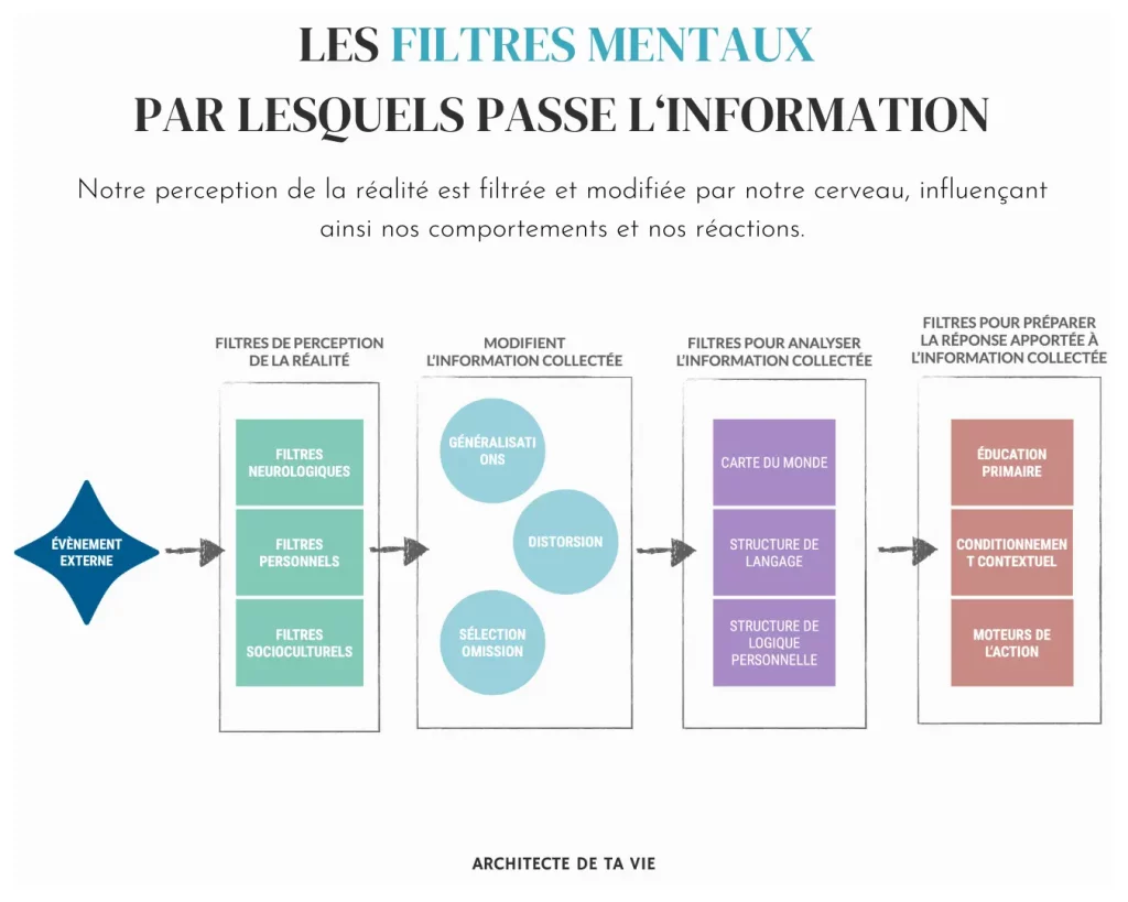 Les Filtres mentaux par lesquels passe l'information