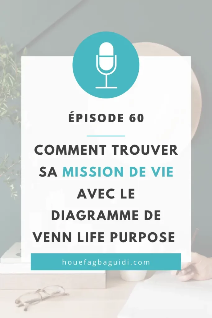 Podcast Le Quart d'Heure d'Inspir'Action E060 Trouver sa mission de vie avec le diagramme de venn life purpose 