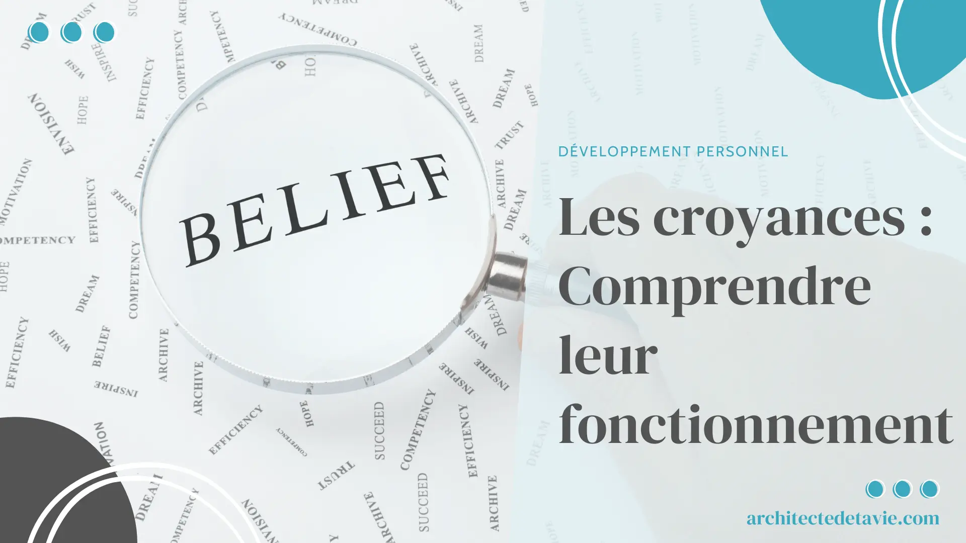 Blogging - Image à la Une - Les croyances Comprendre leur fonctionnement pour transformer son mindset